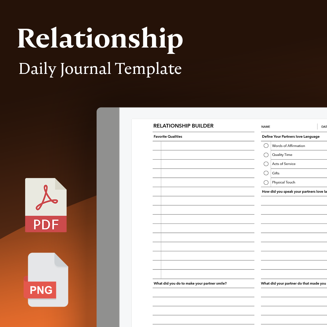 Couples Journal | Couples Planner | Relationship Journal | Couples Planner  printable