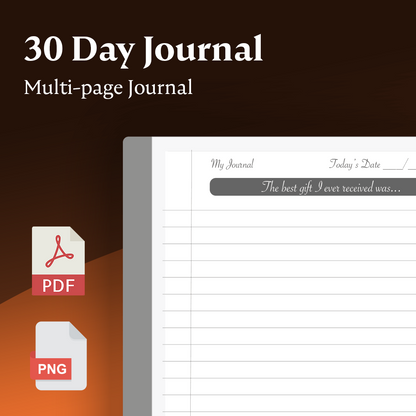 30 Days of Journal Prompts - Einkpads - reMarkable Templates