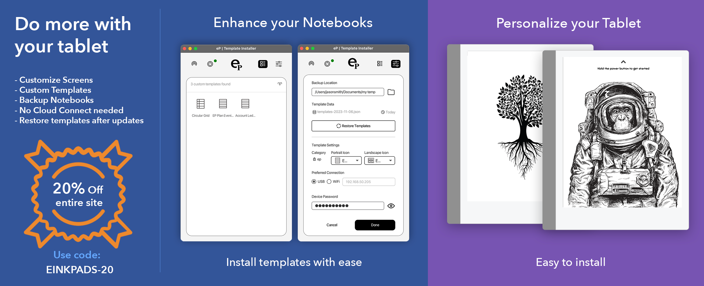 reMarkable tablet - 2024 Daily Calendar template – Einkpads