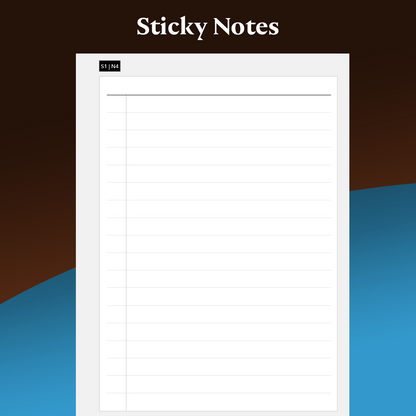 Sticky Notes