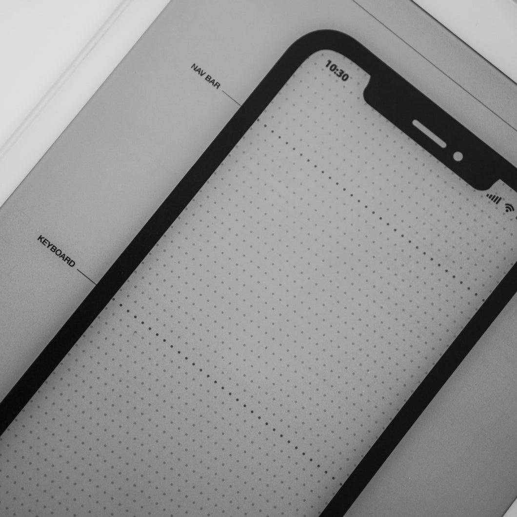 reMarkable tablet - 3 Screen iPhone Wireframe template – Einkpads
